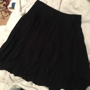 black skirt